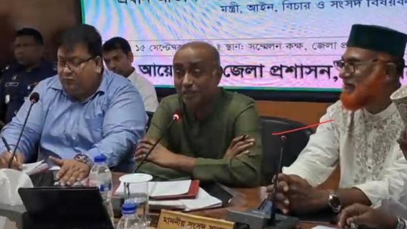 জনগণের মতামতকে গুরুত্ব না দিলে সরকার ও জনপ্রতিনিধিরা সঠিক পথ হারাবেন: আইনমন্ত্রী